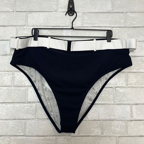 Volcom Simply Rib Retro Bikini Bottom 24W NWT - Picture 2 of 6